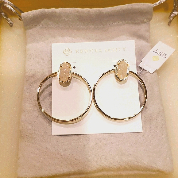 Kendra Scott Jewelry - Kendra Scott Mayra Gold Hoop Earrings